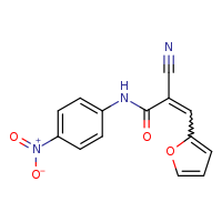 (2E)-2-cyano-3-(furan-2-yl)-N-(4-nitrophenyl)prop-2-enamide