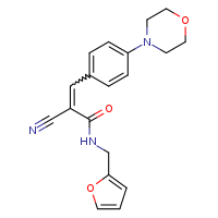 (2E)-2-cyano-N-(furan-2-ylmethyl)-3-[4-(morpholin-4-yl)phenyl]prop-2-enamide