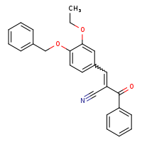 (2E)-2-[(E)-benzoyl]-3-[4-(benzyloxy)-3-ethoxyphenyl]prop-2-enenitrile