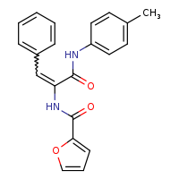 (2E)-2-(furan-2-ylformamido)-N-(4-methylphenyl)-3-phenylprop-2-enamide