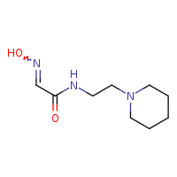 (2E)-2-(N-hydroxyimino)-N-[2-(piperidin-1-yl)ethyl]acetamide