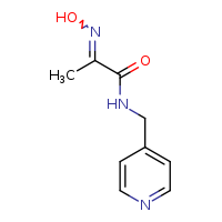 (2E)-2-(N-hydroxyimino)-N-(pyridin-4-ylmethyl)propanamide