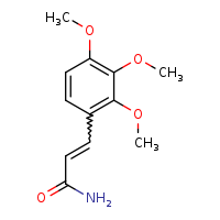 (2E)-3-(2,3,4-trimethoxyphenyl)prop-2-enamide
