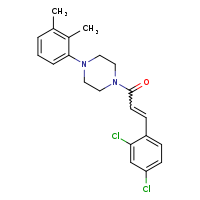 (2E)-3-(2,4-dichlorophenyl)-1-[4-(2,3-dimethylphenyl)piperazin-1-yl]prop-2-en-1-one