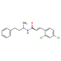 (2E)-3-(2,4-dichlorophenyl)-N-(4-phenylbutan-2-yl)prop-2-enamide