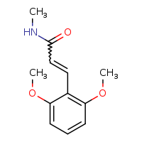 (2E)-3-(2,6-dimethoxyphenyl)-N-methylprop-2-enamide