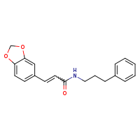 (2E)-3-(2H-1,3-benzodioxol-5-yl)-N-(3-phenylpropyl)prop-2-enamide
