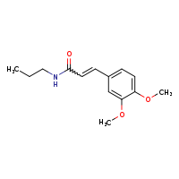 (2E)-3-(3,4-dimethoxyphenyl)-N-propylprop-2-enamide