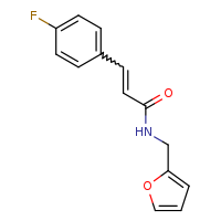 (2E)-3-(4-fluorophenyl)-N-(furan-2-ylmethyl)prop-2-enamide