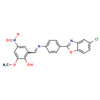 2-[(E)-{[4-(5-chloro-1,3-benzoxazol-2-yl)phenyl]imino}methyl]-6-methoxy-4-nitrophenol