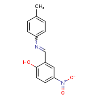 2-[(E)-[(4-methylphenyl)imino]methyl]-4-nitrophenol