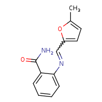 2-[(E)-[(5-methylfuran-2-yl)methylidene]amino]benzamide