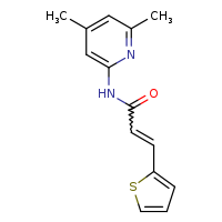 (2E)-N-(4,6-dimethylpyridin-2-yl)-3-(thiophen-2-yl)prop-2-enamide
