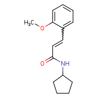 (2E)-N-cyclopentyl-3-(2-methoxyphenyl)prop-2-enamide