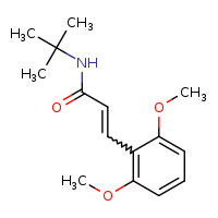 (2E)-N-tert-butyl-3-(2,6-dimethoxyphenyl)prop-2-enamide