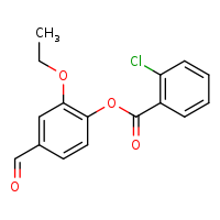 2-ethoxy-4-formylphenyl 2-chlorobenzoate