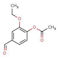 2-ethoxy-4-formylphenyl acetate