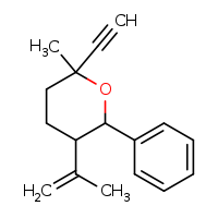 2-ethynyl-2-methyl-6-phenyl-5-(prop-1-en-2-yl)oxane