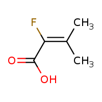2-fluoro-3-methylbut-2-enoic acid