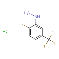 [2-fluoro-5-(trifluoromethyl)phenyl]hydrazine hydrochloride