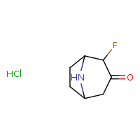 2-fluoro-8-azabicyclo[3.2.1]octan-3-one hydrochloride