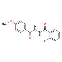 2-fluoro-N'-(4-methoxybenzoyl)benzohydrazide
