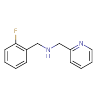 [(2-fluorophenyl)methyl](pyridin-2-ylmethyl)amine