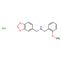 (2H-1,3-benzodioxol-5-ylmethyl)[(2-methoxyphenyl)methyl]amine hydrochloride