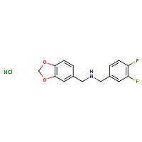 (2H-1,3-benzodioxol-5-ylmethyl)[(3,4-difluorophenyl)methyl]amine hydrochloride
