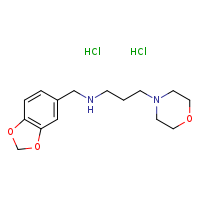 (2H-1,3-benzodioxol-5-ylmethyl)[3-(morpholin-4-yl)propyl]amine dihydrochloride