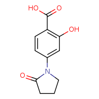 2-hydroxy-4-(2-oxopyrrolidin-1-yl)benzoic acid
