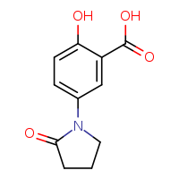 2-hydroxy-5-(2-oxopyrrolidin-1-yl)benzoic acid