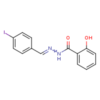 2-hydroxy-N'-[(E)-(4-iodophenyl)methylidene]benzohydrazide