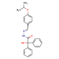 2-hydroxy-N'-[(E)-(4-isopropoxyphenyl)methylidene]-2,2-diphenylacetohydrazide