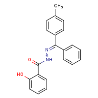 2-hydroxy-N'-[(E)-(4-methylphenyl)(phenyl)methylidene]benzohydrazide