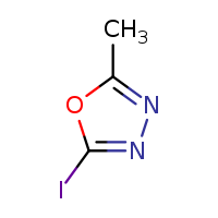 2-iodo-5-methyl-1,3,4-oxadiazole