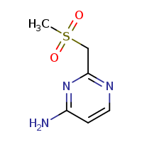 2-(methanesulfonylmethyl)pyrimidin-4-amine