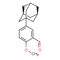 2-methoxy-5-[(3R,5S,7s)-adamantan-1-yl]benzaldehyde