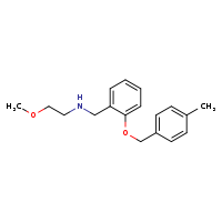 (2-methoxyethyl)({2-[(4-methylphenyl)methoxy]phenyl}methyl)amine