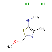 2-(methoxymethyl)-N,4-dimethyl-1,3-thiazol-5-amine dihydrochloride