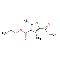 2-methyl 4-propyl 5-amino-3-methylthiophene-2,4-dicarboxylate