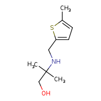 2-methyl-2-{[(5-methylthiophen-2-yl)methyl]amino}propan-1-ol