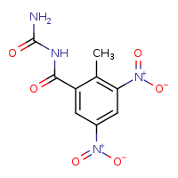 2-methyl-3,5-dinitrobenzoylurea