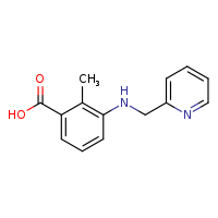 2-methyl-3-[(pyridin-2-ylmethyl)amino]benzoic acid