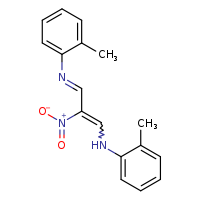 2-methyl-N-[(1E,3E)-3-[(2-methylphenyl)imino]-2-nitroprop-1-en-1-yl]aniline
