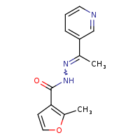 2-methyl-N'-[(1Z)-1-(pyridin-3-yl)ethylidene]furan-3-carbohydrazide
