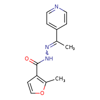 2-methyl-N'-[(1Z)-1-(pyridin-4-yl)ethylidene]furan-3-carbohydrazide