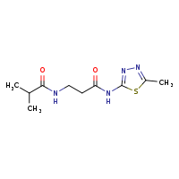 2-methyl-N-{2-[(5-methyl-1,3,4-thiadiazol-2-yl)carbamoyl]ethyl}propanamide