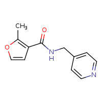 2-methyl-N-(pyridin-4-ylmethyl)furan-3-carboxamide