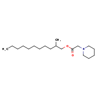 2-methylundecyl 2-(piperidin-1-yl)acetate